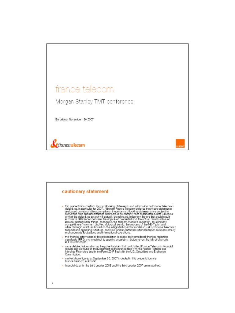 France Stanley TMT Conference PDF Technological