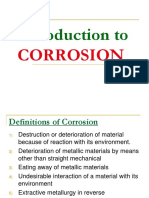 L1-Introduction To CORROSION PDF