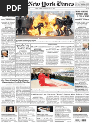 The New York Times 2017-05-02, PDF, Hamas