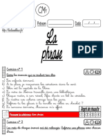 La Phrase CM1 PDF