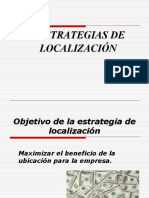 Estrategias de Localizacion