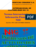 NIC 18 Ingresos