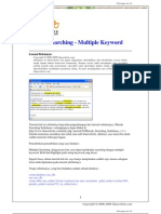 Metode Searching - Multiple Keyword Dengan PHP