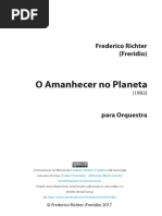 10 - Frederico Richter - O Amanhecer no Planeta (partitura)