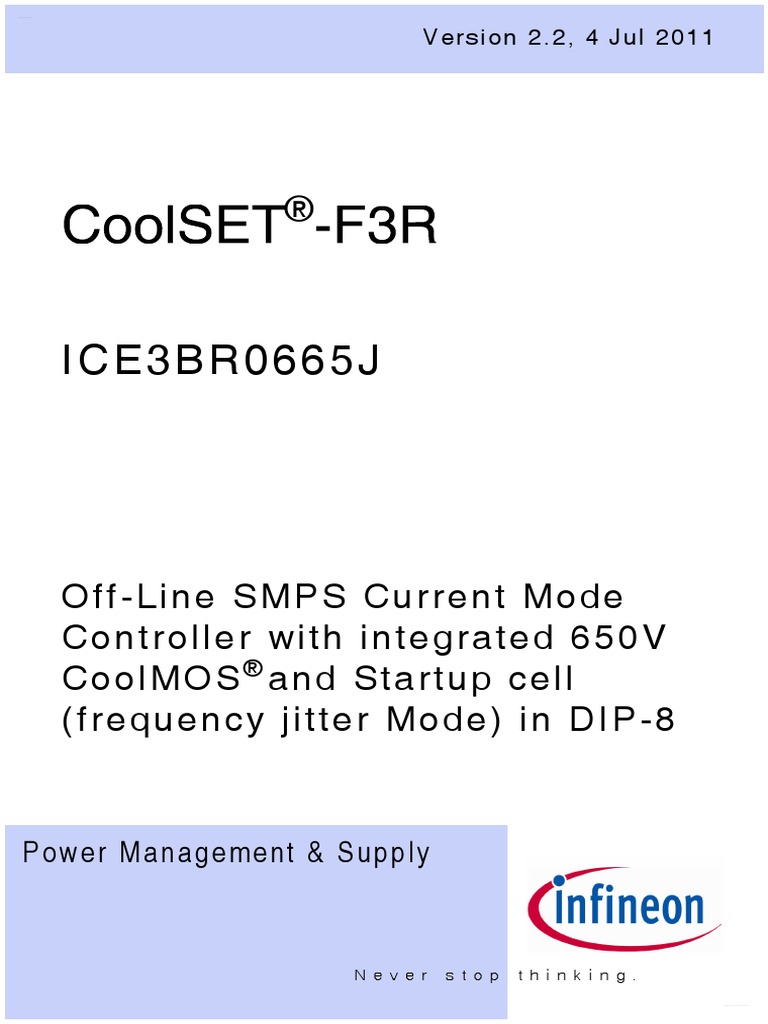 3BR0665J InfineonTechnologies | PDF | Amplifier | Electromagnetism
