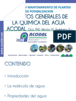 Aspectos Generales de La Quimica Del Agua Acodal 2019