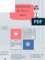 Aplicación de frío y calor: conceptos básicos, objetivos, indicaciones y procedimientos