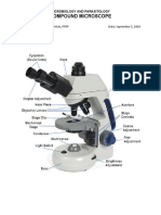 Compound Microscope: Name: Venice Camille B. Patricio, PTRP Date: September 5, 2020