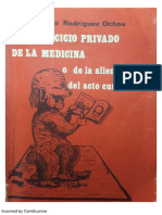 Del Ejercicio Privado de La Medicina - Gilberto Rodríguez (1979) - 1 PDF