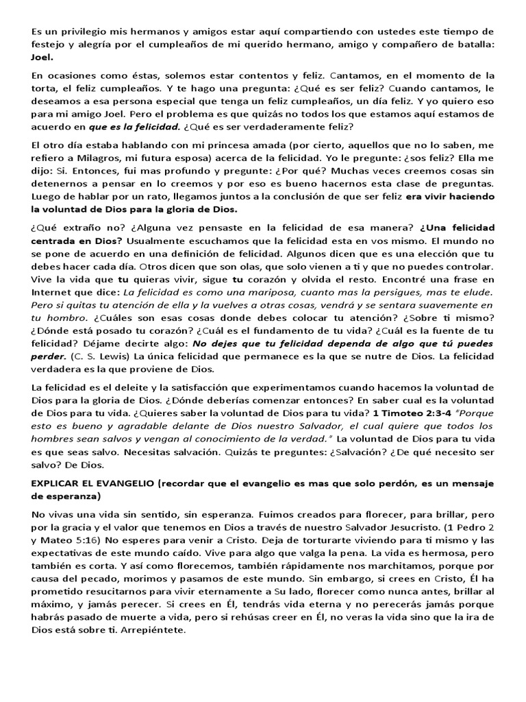 El Camino A La Felicidad | PDF | Felicidad | Salvación