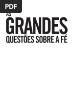 As grandes questões de fé