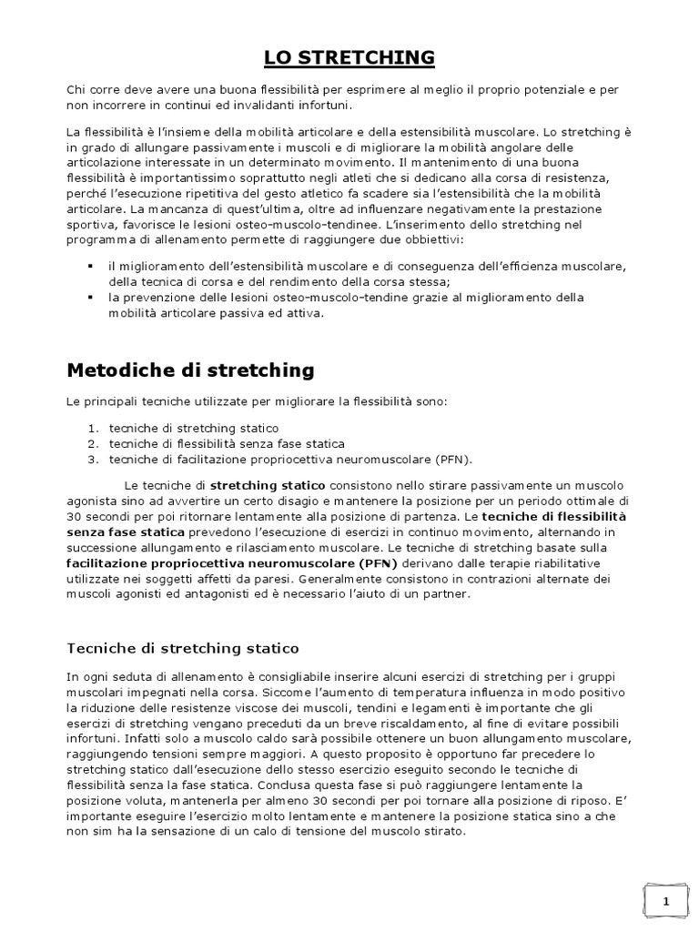 Stretching | PDF