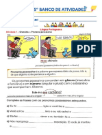 Folha de Atividade Português - 5º Ano 5 Bloco