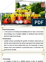 Lesson 2: Methods and Types of Food Preservation