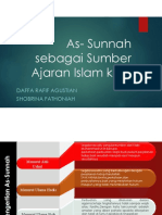 As-Sunnah Sebagai Sumber Ajaran Islam