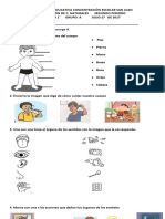 Evaluacion de C Naturales Grado 1° Periodo 2 2017