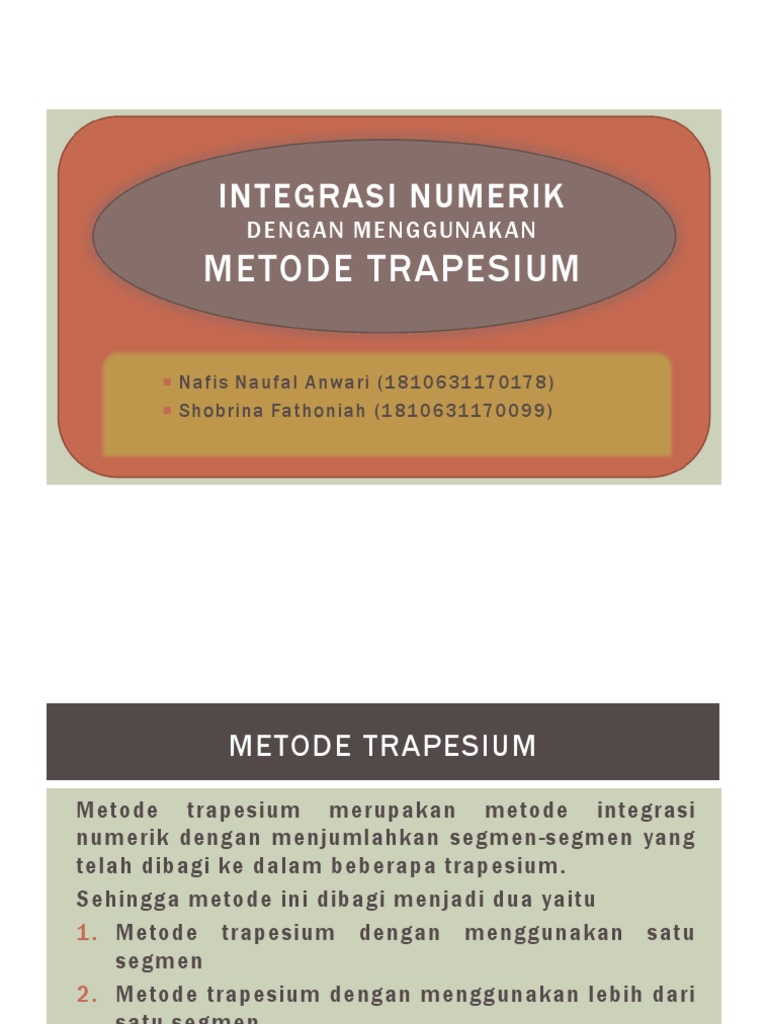 Metode Trapesium | PDF