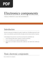 Electronics Components: Characteristics and Measurements