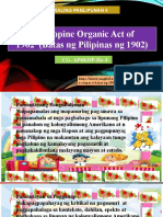 AP 6 Q2 W3 D2 - Philippine Organic Act of 1902 - (Batas NG Pilipinas NG 1902)