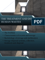 The Treatmend and Disposal of Human Waste