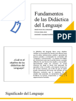 Fundamentos de Las Didáctica Del Lenguaje