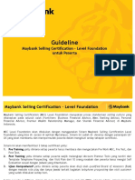 Guideline Penggunaan Sistem Maybank Selling Certification - Level Foundation Untuk Peserta