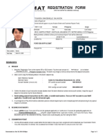 Registration Form: Tugaoen, Sam Denielle Salvacion