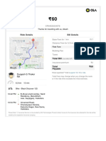 Ride Details Bill Details: Durgesh G Thakor NA