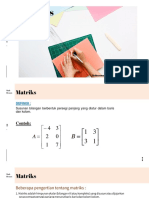 1.macam Matriks Dan Operasi Matrik (Upload) PDF