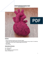 Crochet Anatomical Human Heart: by Kyla Raaymakers