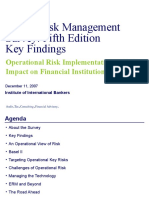 Global Risk Management Survey: Fifth Edition Key Findings