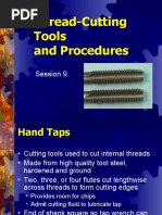 Thread-Cutting Tools and Procedures: Session 9