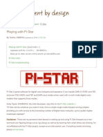 Playing With Pi-Star: Amateur Radio Notes