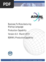 Business To Manufacturing Markup Language Production Capability Version 6.0 - March 2013 B2Mml-Productioncapability