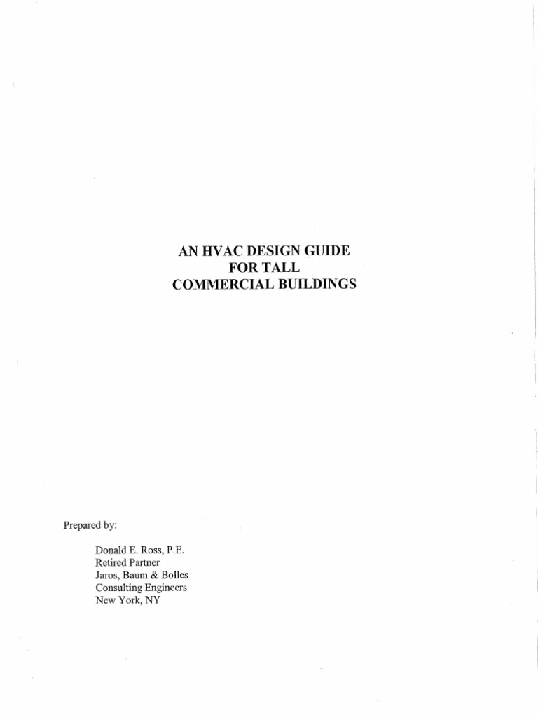 ASHRAE D RP 1261 20101110 An HVAC Design Guide For Tall Commercial 