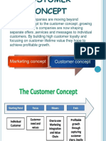 Marketing Concept Customer Concept