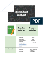 educ 310 math- materials and resources