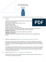 lesson plan 11- culminating experience