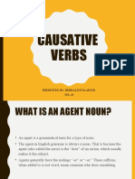 Causative Verbs: Presented By: Berkaliyeva Ainur TFL-45