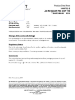 Physical Properties: 1000752-E Agroclear 752 Cop MB Temporary Pds
