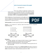 Fundamentals of structural treatment of the graphs 