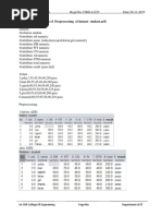 1) Aim: Demonstration of Preprocessing of Dataset Student - Arff