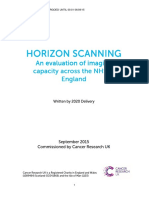 Cancer Research 2015 Horizon Imaging - Capacity