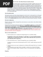 Download The D-Block Elements-Transition Elements by Fabry Ose SN48243585 doc pdf