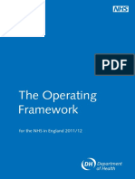 DOH 2010 Operating Framework 2011-12