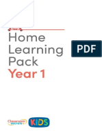 Year 1 Home Learning Pack