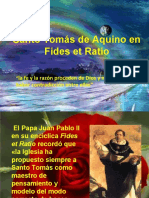 Fides Et Ratio y Santo Tomás de Aquino