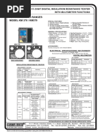 KM 370 - KM 379 Insulation Resistance Tester