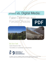 Printvsdigital False Dilemmas and Forced Choices