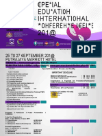 25 T0 27 EPTEMBER 201@ Putrajaya Marri0Tt H0Tel: Organized by